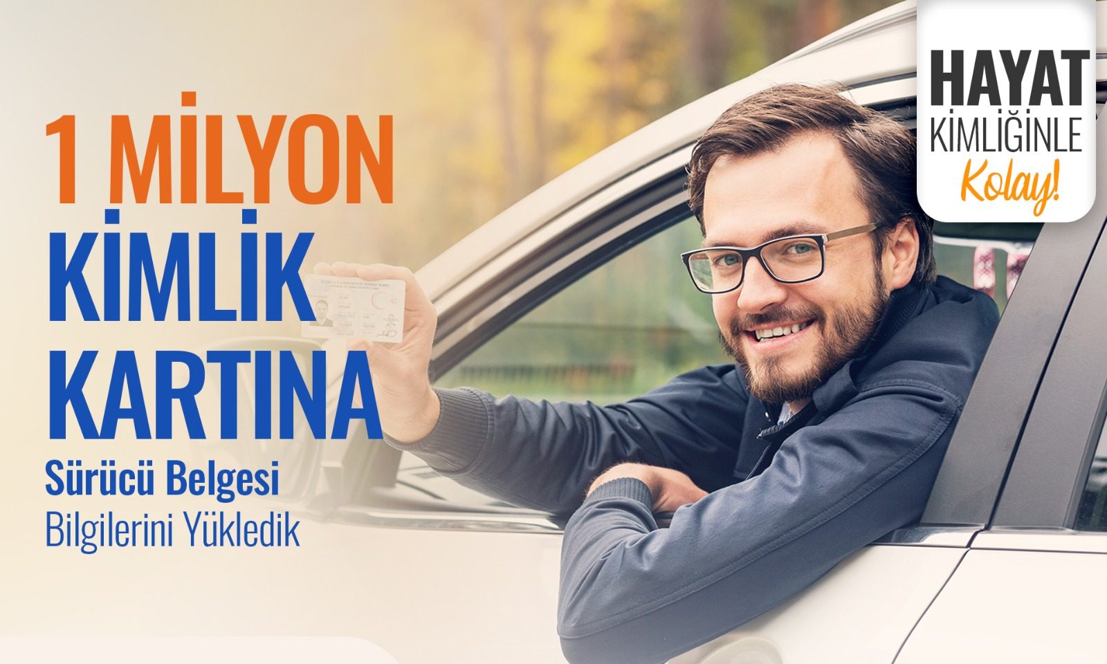 1 Milyon kimlik kartına ehliyet bilgileri yüklendi