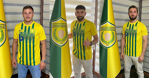 Osmaniyespor FK 3 oyuncuyu transfer etti