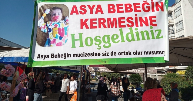 SMA hastası Asya Bebek için kermes açıldı