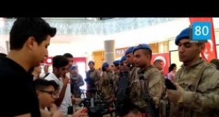 İz takip ve narkotik köpeğin gösterisi