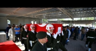 KKTC'deki birliğinde yaşamını yitiren askerin cenazesi Osmaniye'de defnedildi