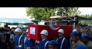 Şehit Uzman Çavuş Ökkeş Ede son yolculuğuna uğurlandı