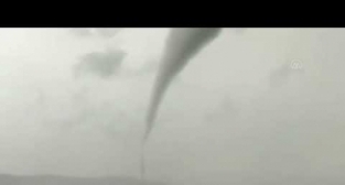 Yağmur sonrası hortum çıktı