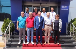 CGC Yönetimi, OSB Müdür Musa Gönül'ü ziyaret etti