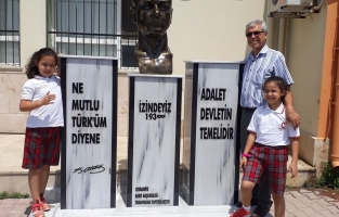 ADD ve Baro, İlkokula Atatürk büstü yaptırdı