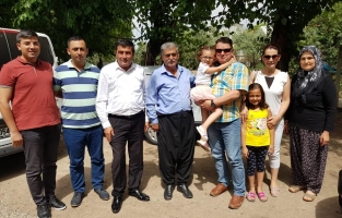 Garnizon Komutanı'ndan şehit ailelerine bayram ziyareti