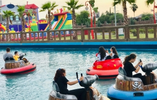 Masal Park'ı Bayram tatilinde 100 bin kişi ziyaret etti