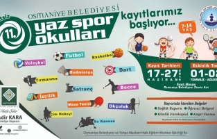11. Yaz Spor Okulları'na kayıtlar 17 Haziran'da başlıyor