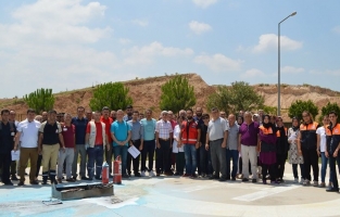 Devlet Hastanesinde tatbikat yapıldı