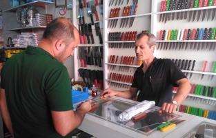 Bıçakçılarda kurban bayramı yoğunluğu
