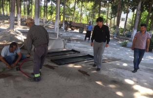 Hasanbeyli'de mezarlıklar bayram ziyaretlerine hazır