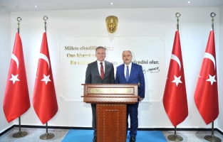 Gaziantep Valisi Gül'den Vali Coşkun'a ziyaret