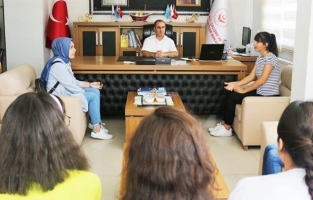 Üniversite öğrencilerinden İŞKUR'a teşekkür ziyareti