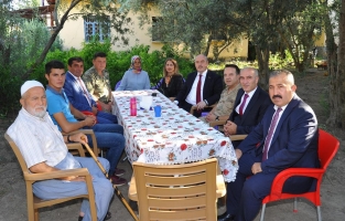 Vali Coşkun'dan gazilerimize ziyaret