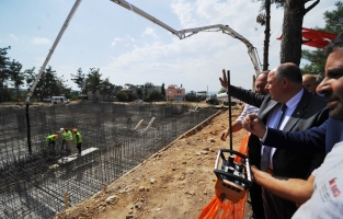 Kadirli'de 2 bin 500 kişilik Çamlıca Camii'nin temeli atıldı