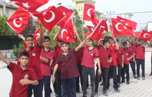 İmam Hatip Lisesi öğrencilerinden Barış Pınarı Harekatı'na destek