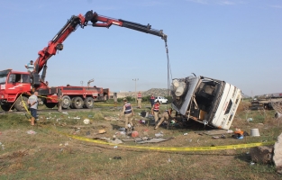Osmaniye Erzin yolunda kaza: 1 ölü, 26 yaralı