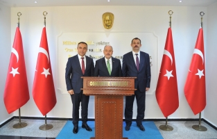 Kilis Valisi ve Cumhuriyet Başsavcısı'ndan Vali Coşkun'a ziyaret