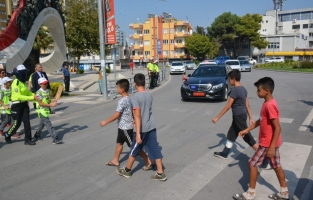 Osmaniye'de 'Yaya Güvenliğinin Nöbetçisiyiz' etkinliği