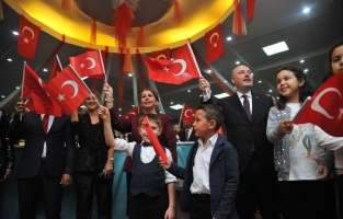 Cumhuriyet'in 96. yıldönümü onuruna kabul töreni düzenlendi