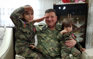 Garnizon Komutanı Sancaktar'dan gazilere ziyaret