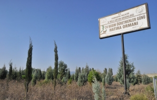 24 Kasım Öğretmenler Günü Hatıra Ormanına 200 fidan daha dikildi