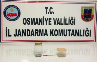 Osmaniye'de sıvı kimyasal madde ele geçirildi