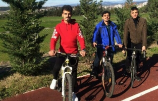 Osmaniye'den 3 genç bisikletle balkan turuna çıkıyor