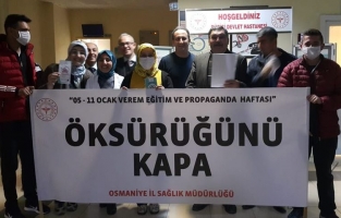 Öksürüğünü kapa!