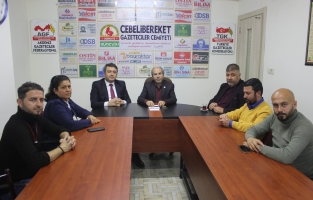 Gelecek Partisi Kurucular Kurulu Üyesi Şahin, CGC'yi ziyaret etti