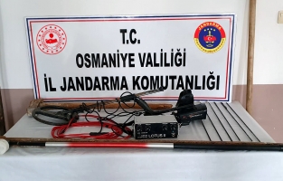 Osmaniye'de define avcıları suçüstü yakalandı