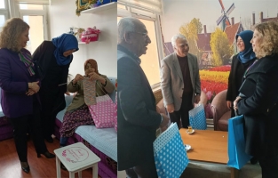 Vali ve Milletvekili eşinden Huzurevi sakinlerine ziyaret