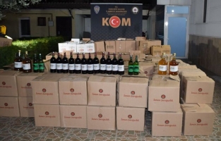 Osmaniye'de sahte içki operasyonu