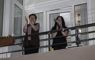 Osmaniye'de sağlık çalışanlarına alkışlı destek