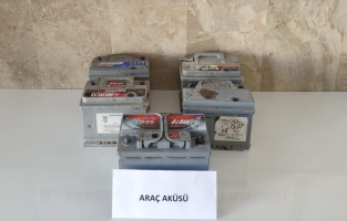 7 aracın aküsünü çalan hırsız suçüstü yakalandı