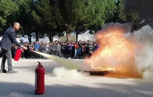 Okullarda 'Afet Bilinci' eğitimi verildi