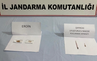 Osmaniye'de ticari takside eroin ele geçirildi