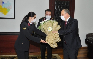 Jandarma'dan Vali Coşkun'a '181. yıl' ziyareti