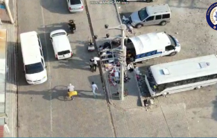 Hırsızlık şüphelisi drone ile adım adım takip edilerek yakalandı