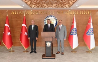 Vali Yılmaz, Adana İl Emniyet Müdürü İnci'yi ziyaret etti