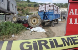 Osmaniye'de traktör devrildi: 1 ölü, 2 yaralı