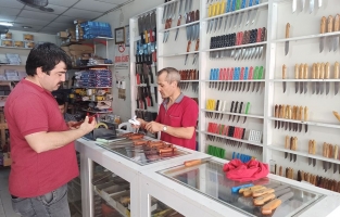 Bıçakçılarda Kurban Bayramı mesaisi