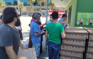 LÖSEV Osmaniye'de et dağıttı