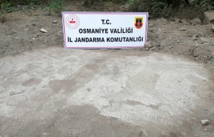 Mozaik alanda kaçak kazı yapan 2 kişi suçüstü yakalandı