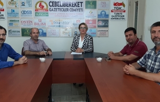 Tabip Odası Başkanı Asu Kaya Gedik'ten CGC'ye veda ziyareti