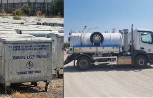 Çevre ve Şehircilik Bakanlığından İl Özel İdaresine vidanjör ve 750 çöp konteyneri hibe