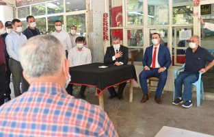 Vali Yılmaz, Yaylakent Hasanbeyli'de vatandaşlarla bir araya geldi