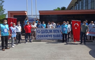 Sağlık-Sen adaletli ücret için eylem yaptı