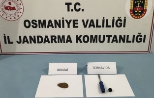 Tornavidadan uyuşturucu çıktı