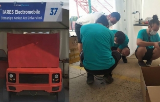 OKÜ'nün TÜBİTAK ödüllü EKARTE aracı, Elektrikli Araç Yarışlarında piste çıkıyor